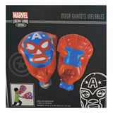 Guantes Inflables Capitan America Niño Marvel Lucha Libre