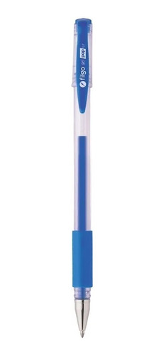 Boligrafo Roller Lapicera Filgo Gel Pop Color Azul Caja X12