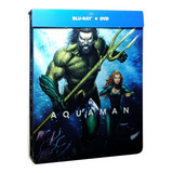 Aquaman Steelbook Dc Comics Pelicula Blu-ray + Dvd