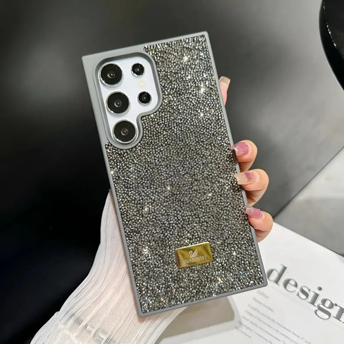Aplicable A. Funda Moderna Con Diamantes De Imitación Para