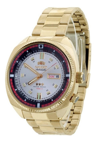 Relógio Orient Masculino Automático F49gg002 Submarino Gold