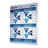 24 Pack Papel Opalina Carta 200grs Blanc 90% C/100 Pzas C.u 