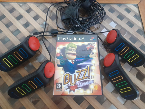 Juegos Buzz Original Para Ps2 Mas Accesorio Para Jugarlo