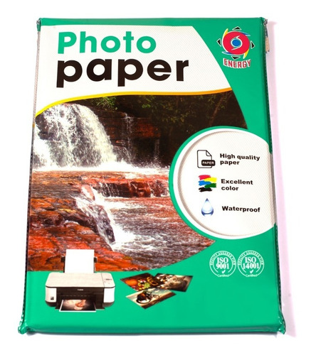 Papel Fotografico Glossy Doble Faz 300 Grs. A4  50 Hojas