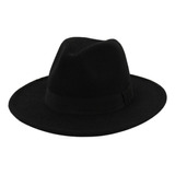 Elegante Sombrero Fedora Unisex For Iglesia, Cinturón De In