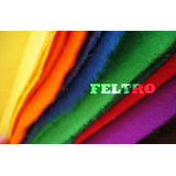 Feltro Retalhos 30cm X 70cm Kit C/ 32 Peças. Escolha Cores