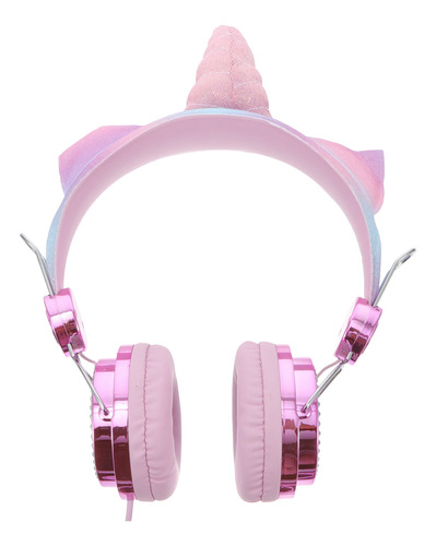 Auriculares Infantiles Con Estampado De Unicornio Con Purpur