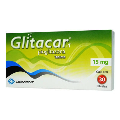 Glitacar-1 Tabletas 15 Mg, 30 Tabletas | Envío gratis