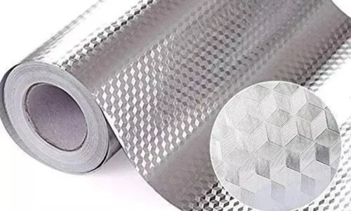 Papel Aluminio Autoadhesivo Para Cocina 10m X 60cm