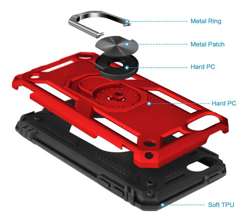 Funda Para El iPod Touch 7, iPod Touch 6 Con Soporte Para Co