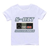 Remera Blanca Adultos  8 Bits Pixeles Pixel R111