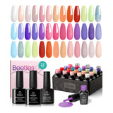 Beetles - Kit De 23 Esmaltes De Gel P/uñas C/capa Base Y S.