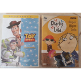 Lote Dvd Toy Story Disney Pixar + Charlie E Lola Super Hiper