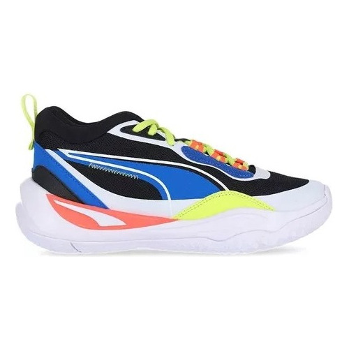 Tenis Playmarker Jr Negro/azul Mujer 38735304 Original