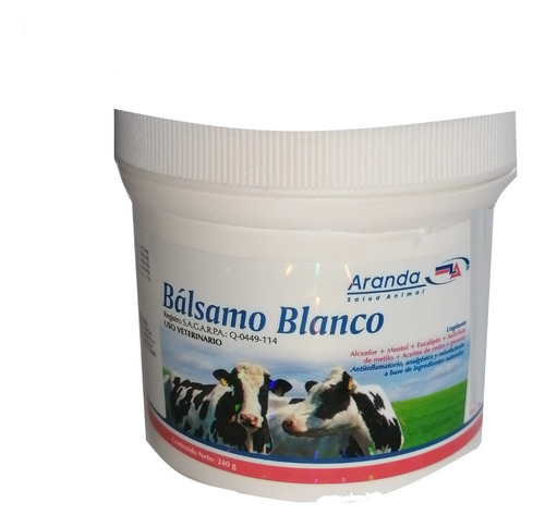 Balsamo Blanco & Pomada Yodada Aranda 240 Gr