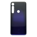 Tapa De Plastico Compatible Con  Motorola G8 Plus Azul 