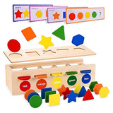Juguetes Montessori Clasificación De Colores Y Formas ...