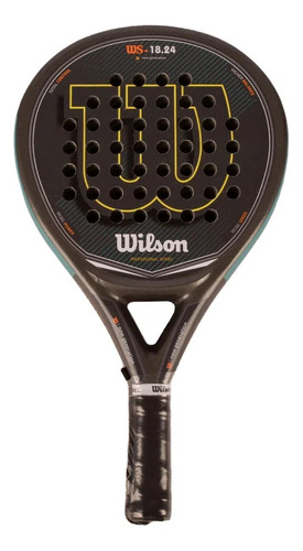 Paleta Padel Wilson Rugosa 18.24 Petroleo Negro 