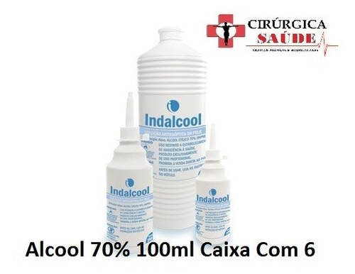 Álcool Etílico Hospitalar 70% 1000ml Caixa Com 6