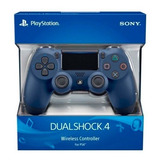 Controle Sem Fio Sony Playstation 4 Dualshock Azul Noturno