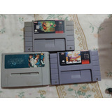 3 Juegos Rpro Dragon Ball Star War Timón Super Nintendo Snes