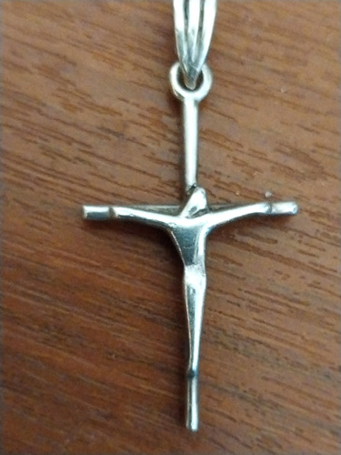 Dije Cruz Cristo Plata