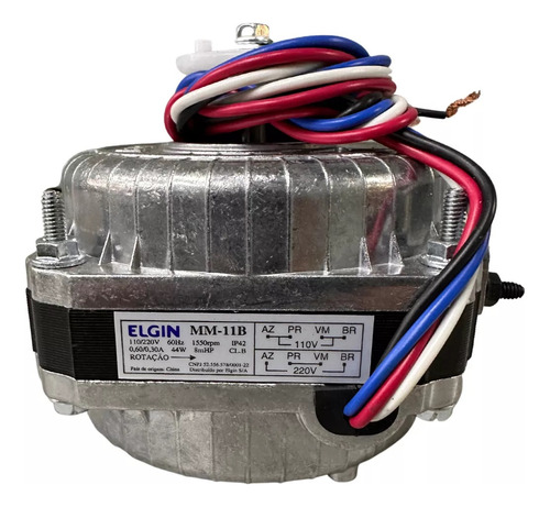Micro Motor Ventilador Elgin 1/40 Bivolt