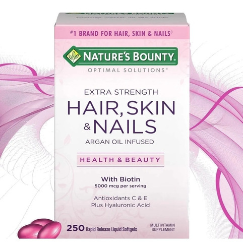 Hair Skin Y Nails 250 Caps Biotin Biotin - L a $440