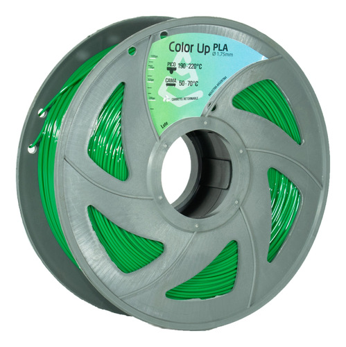 Colorup Nuevo Filamento Pla Nacional - 1.75mm - Verde