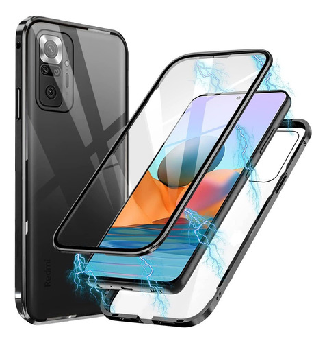 Funda Para Redmi Note 11, Note 10, Vidrio Templado De Doble