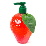 Dispensador De Jabón De Manos Strawberry Decor Botella En Fo