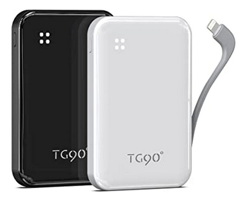 Cargador Portátil Mini Tg90, 4500mah, 2 Pack
