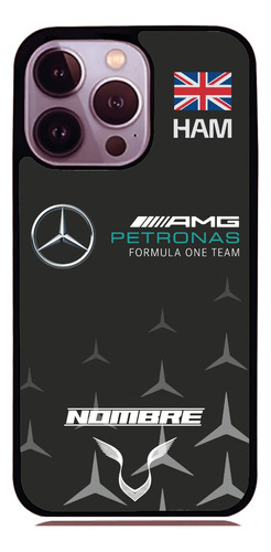 Funda Mercedes Hamilton F1 V1 Huawei Personalizada