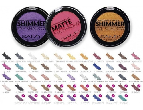 Sombras Samy Compacta Individual Minera - g a $1725