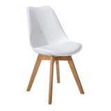 Silla Eames Acolchada Dsw Blanca / Comedor Escritorio