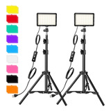 Kit De Iluminación De Video Para Fotografía, Luces Led De.