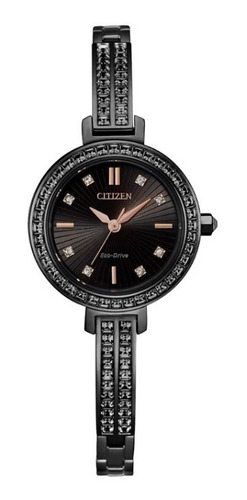 Em0865-58e Reloj Citizen Silhouette Crystal Negro