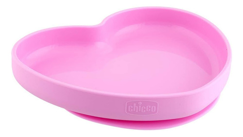 Plato De Silicona Rosa Con Ventosa Chicco Easy Plate 102171 Easy Menu