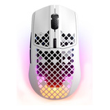 Mouse Gamer De Juego Inalámbrico Recargable Steelseries  Aerox 3 Wireless Snow