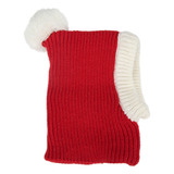 Pet Warm Hat Dog Winter Red Christmas Winter Tricotado Para