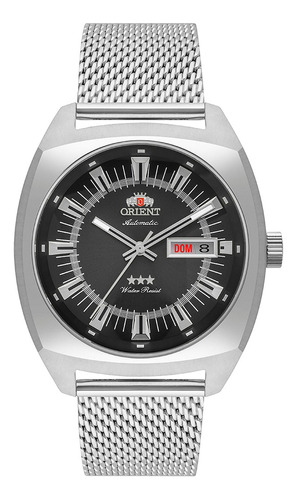 Relógio Orient Automático Masculino F49ss011 P1sx Prata