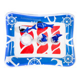 Calle Varsity Juego De Cornhole Para Piscina: Juegos Inflabl