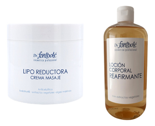 Loción Corporal Reafirmante + Crema  Lipo Reductora 