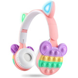 Auriculares Wesadn, Bluetooth/microfono/diseno Unicornio