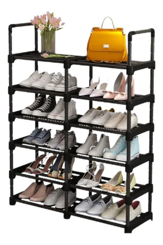 Mueble Zapatero Organizador Racks Zapatera Armable 6 Niveles