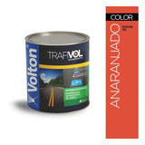 Pintura P/trafico Base Solvente Color Naranja Volton Gal 4l