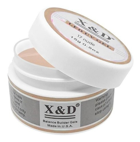 Gel X E D Uv Led Nude17 Alongamento Unha 15ml