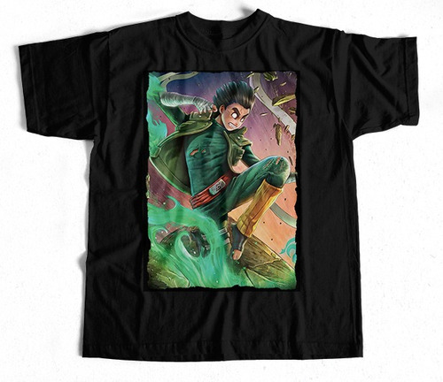 Camiseta Camisa Rock Lee Anime Naruto