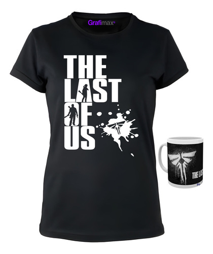 Kit Polera Serie The Last Of Us Mujer + Tazón Grafimax