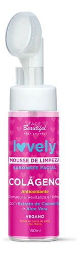 Mousse Para Limpeza Facial Espuma Pump Colágeno Antioxidante